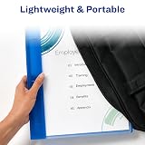 Avery Flexible View 3 Ring Binder, 1" Round Rings, 1 Blue Binder – view 6