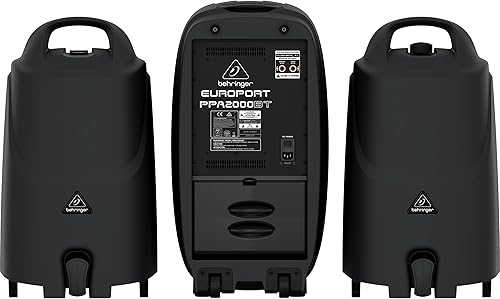 Miniatura 2 de Behringer EUROPORT PPA2000BT Sistema PA portátil ultracompacto de 2000 vatios de 8 canales con tecnología inalámbrica Bluetooth, color negro