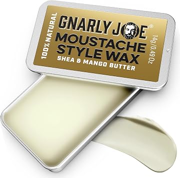 Gnarly Joe Moustache Wax - 14g - 100% Natural 2-in-1 Styling & Conditioning
