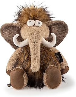 sigikid 31023 Mammut Hatmut, BeastsTown, cuddly toy: collecting, giving, playing, cuddling, recommended for children and adults from 3 to 99 years