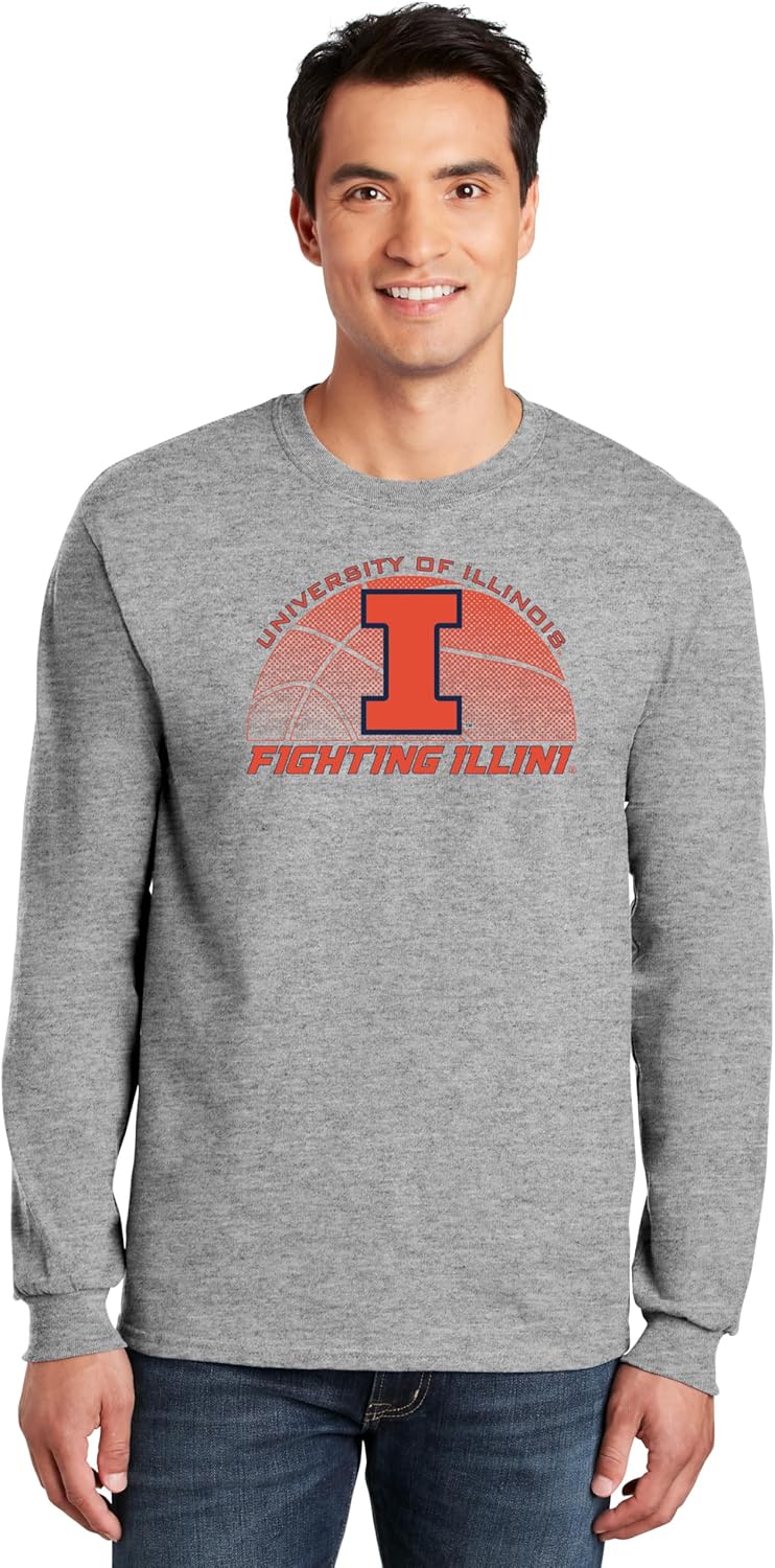 CornBorn Illinois Fighting Illini Long Sleeve T-Shirts | Choose Your Design