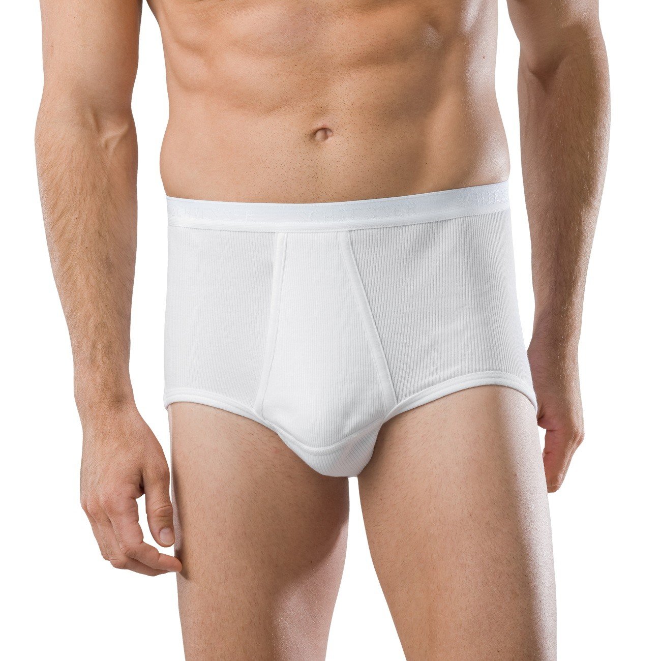 Schiesser Calzoncillos clásicos para hombre, doble acanalado, 3 unidades