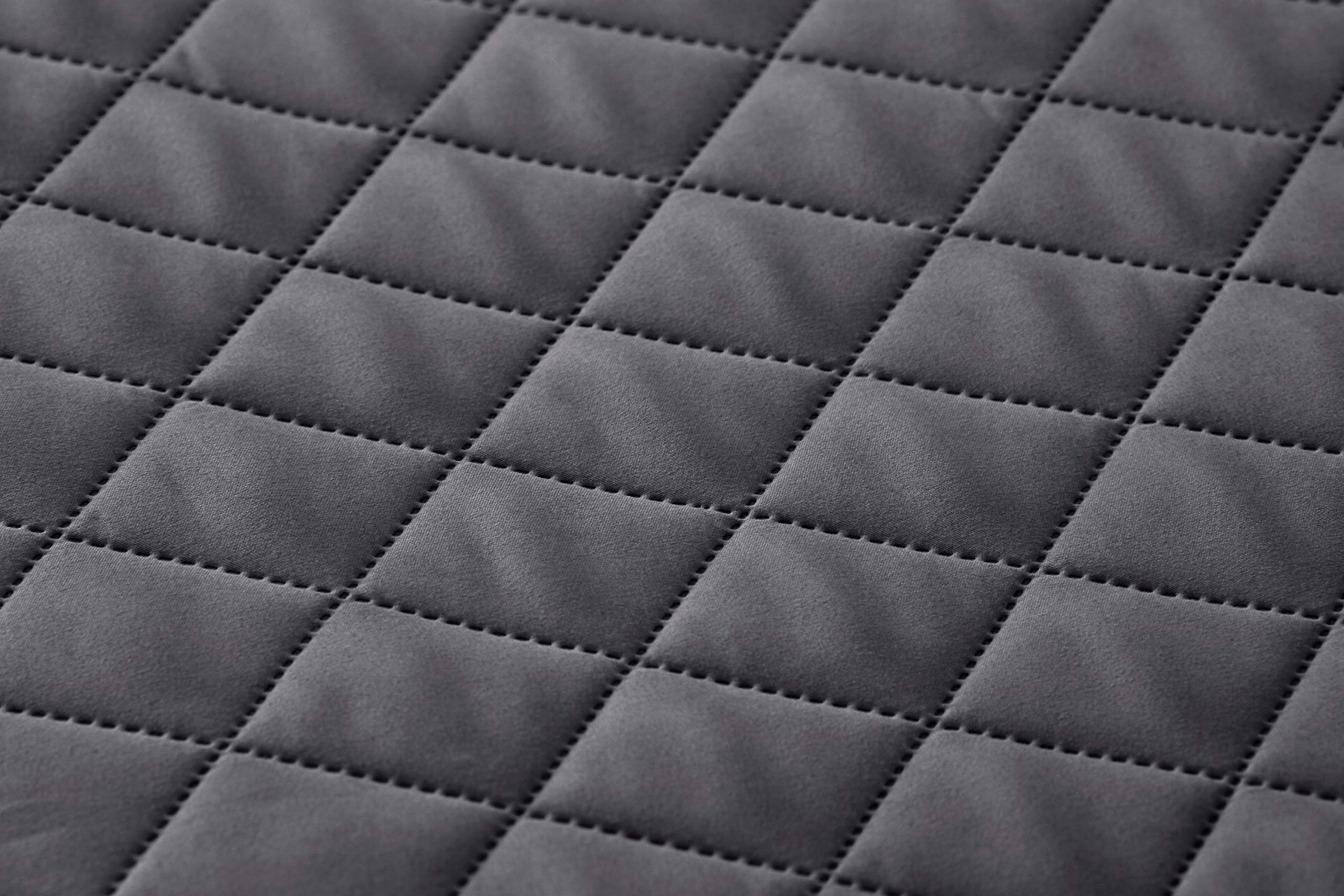 S & T Funda Sofa Chaise Longue 200 Gris Oscuro - Funda Sofa Chaise Long Reversible Brazo Derecho/Izquierdo Acolchada - Protector Sofá - Cubre Sofá 100% Poliéster Fabricado en España