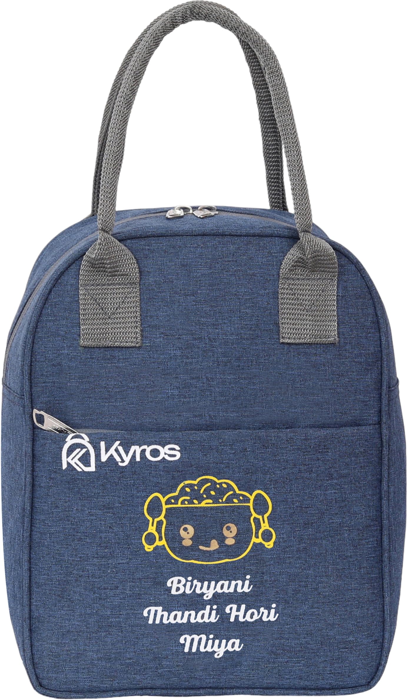 K_Y Office Tiffin Bag for All Men Women Boys & Girls Stylish lunchbag Handbag Waterproof Lunch Bag (Dark Blue, 10 L) (B0CXSWSPSQ) Amazon Price History, Amazon Price Tracker