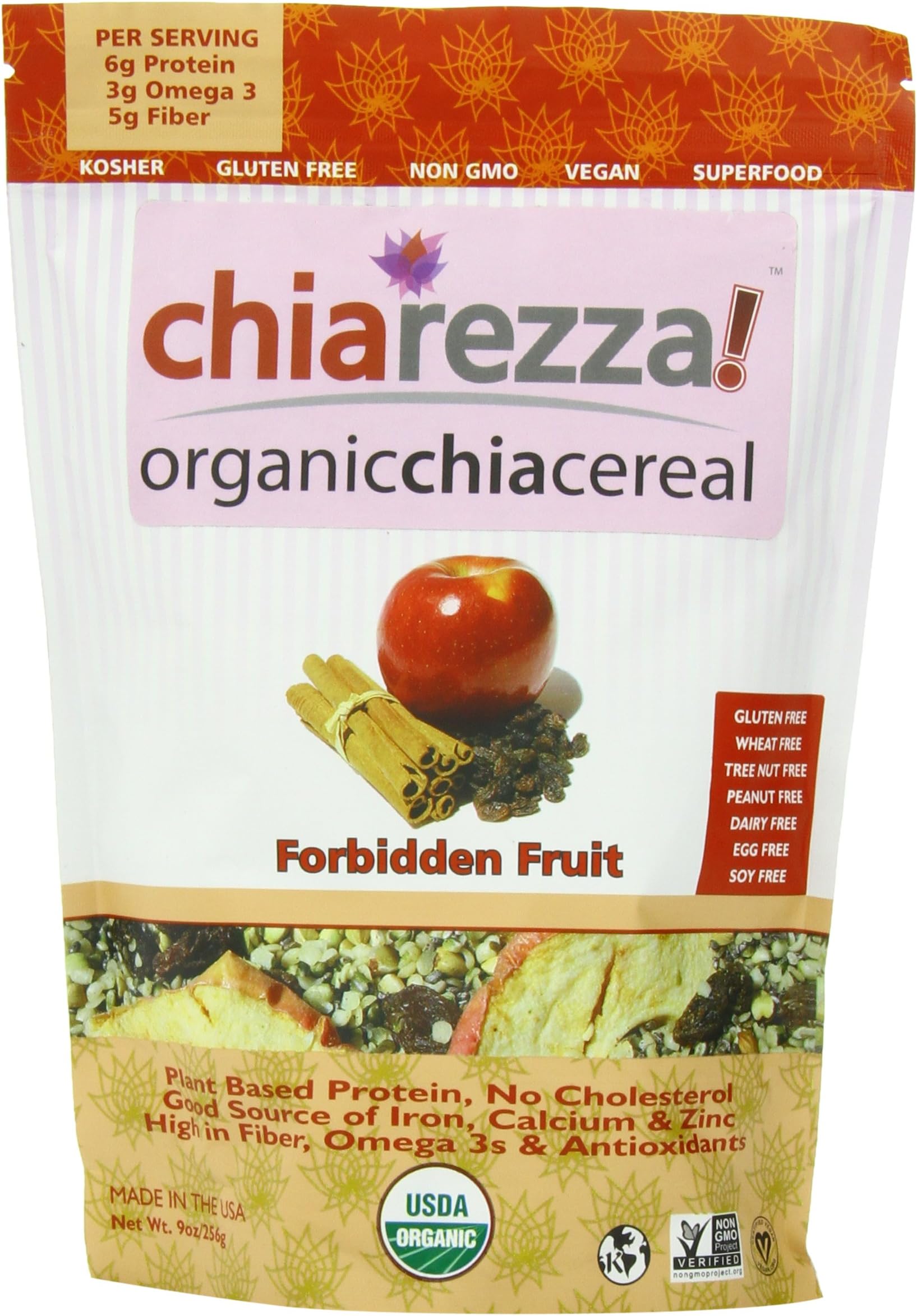 Chiarezza Cereal, Forbidden Fruit, 9 Ounce