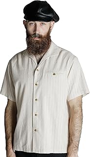 【Schott】【ショット】 HV SHIRT 'DOT AND STRIPE' ヘンプビスコース シャツ ドット アンド ストライプ メンズ 782-5123005