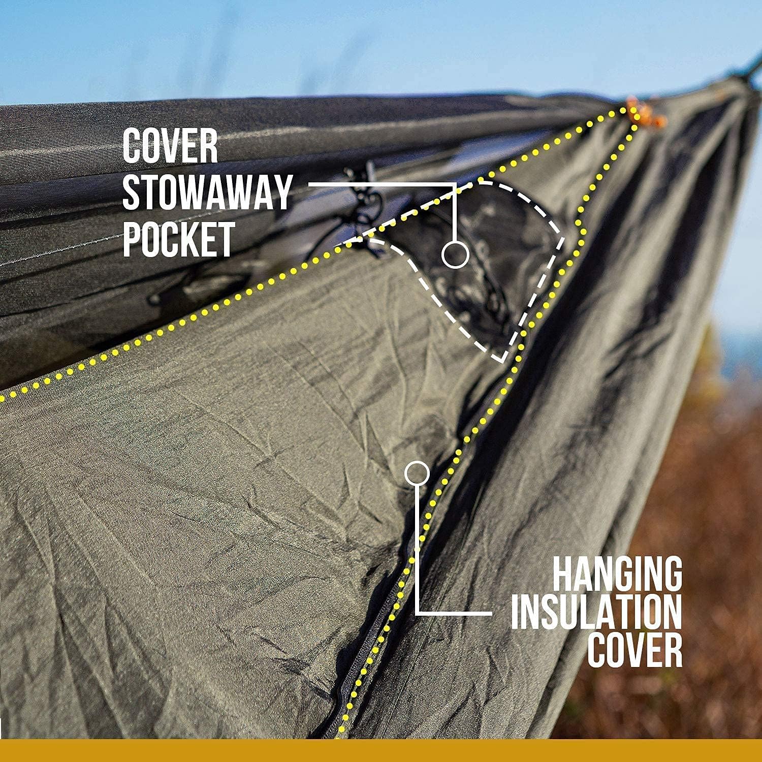 OneTigris KOMPOUND Camping Hammock + Hideout Hammock Underquilt