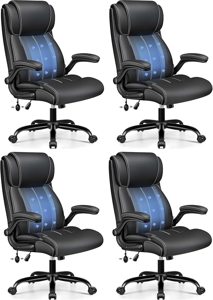 BESTFAIR Ergonomic Office Chair 4-Pack
