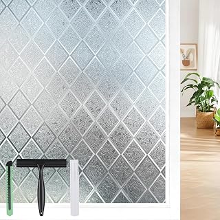 Lovepea Window Privacy Film Frosted Glass Decorative Modern Style