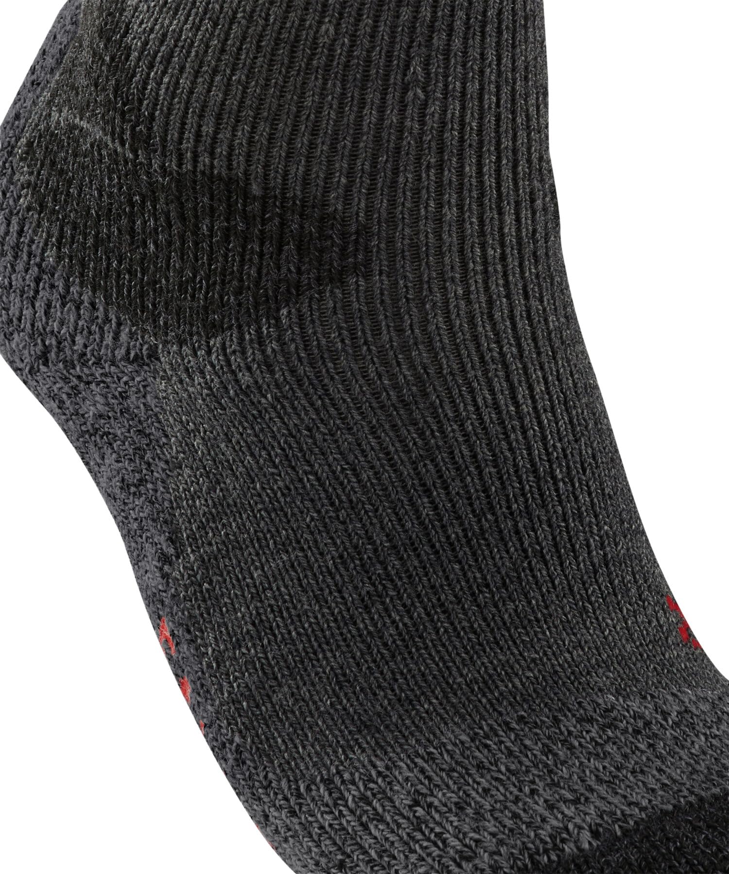 FALKE Mężczyźni Skarpety do wędrówek TKX Expedition M So wełna materiał funkcjonalny przeciw pęcherzom grube 1 Para, Szary Asphalt Melange 3180, 42-43