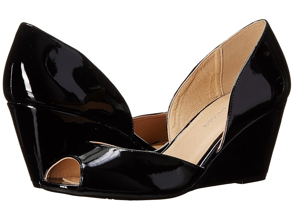 

CL By Laundry Nicole (Black Patent) Women's Wedge Shoes