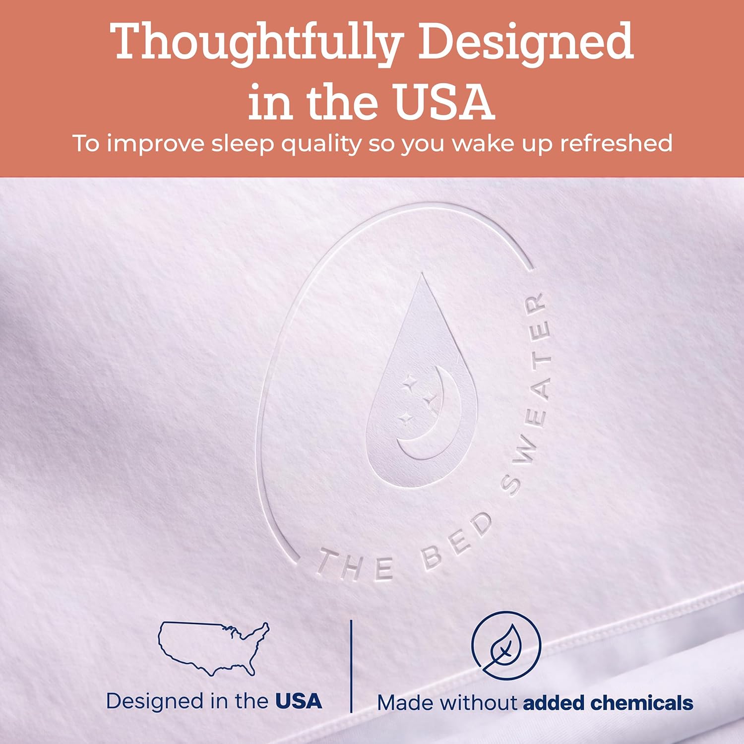 Ultra-Absorbent Microfiber Bed Layer for Night Sweats, Menopause, Postpartum - Designed for Under the Sleeper, Soft, Non-Terry, Stays in Place