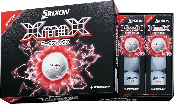 ダンロップ(DUNLOP) ゴルフボール スリクソン XMAX2 2026年モデル 1ダース(12個入り) - 1