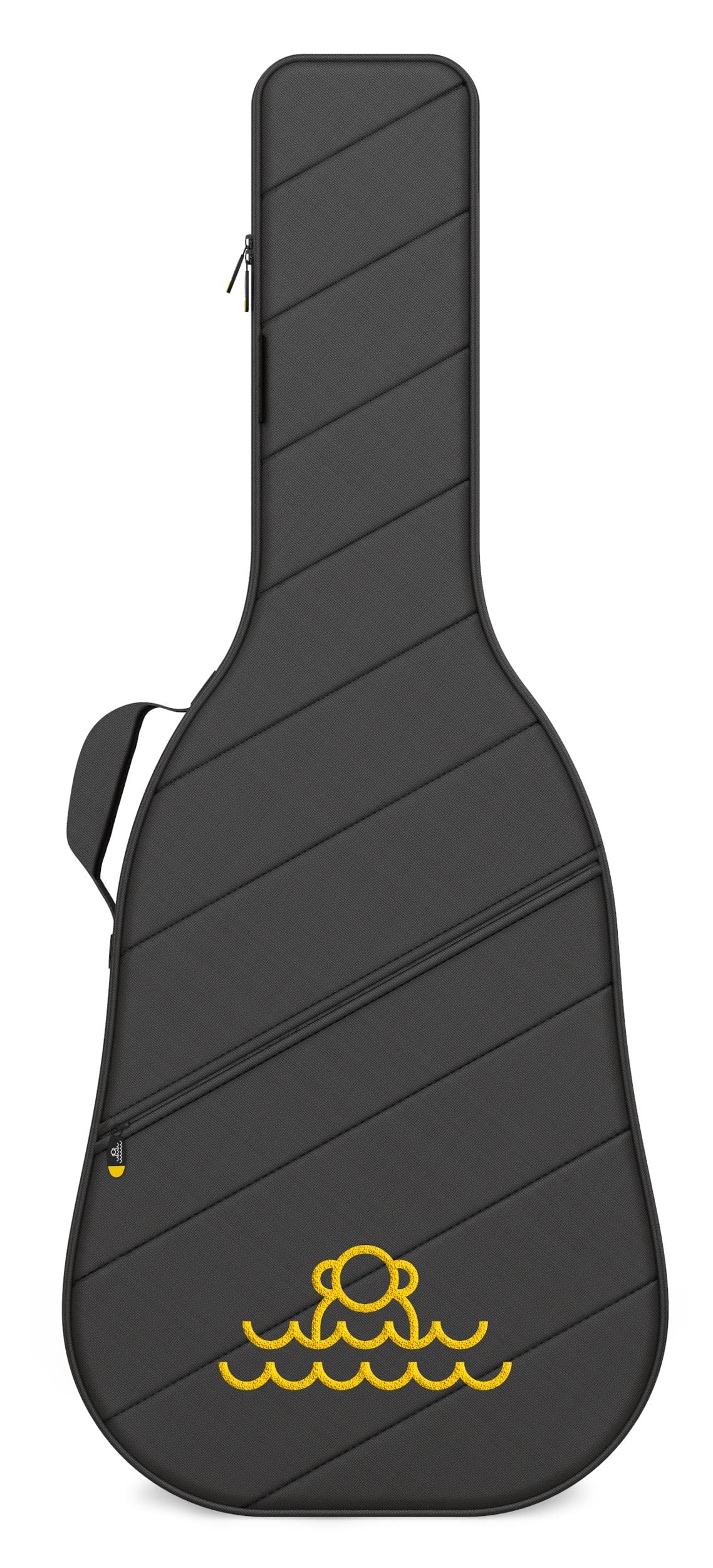 MONKEY LOOP Touring Acoustic - Étui pour Guitare avec Rembourrage de 23 mm - Étui Semi-Dur pour Guitare Acoustique - Poche Extérieure pour Accessoires - Sangles Réglables - Résistant à l'eau