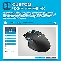 Vista 2 de JLab JBuds Mouse inalámbrico, se conecta a través de Bluetooth o USB inalámbrico, palanca multidispositivo, hasta tres dispositivos, perfiles