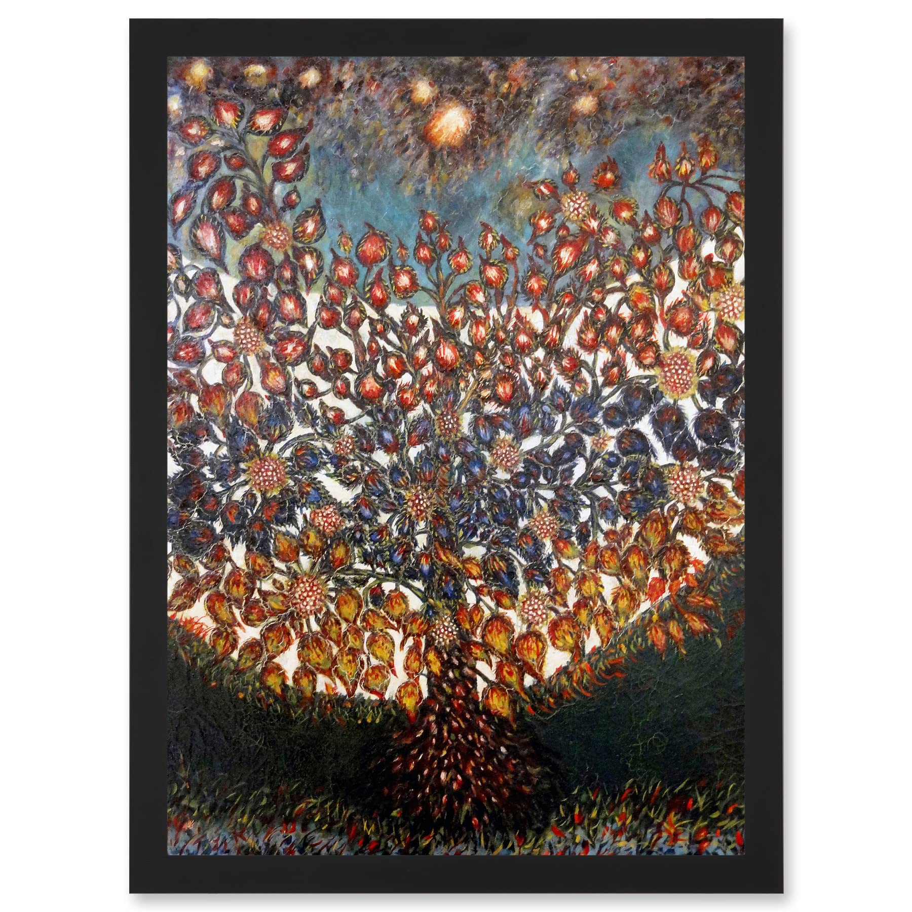 Artery8 Louis Seraphine Senlis Tree Of Life Painting Artwork Framed Wall Art Print A4