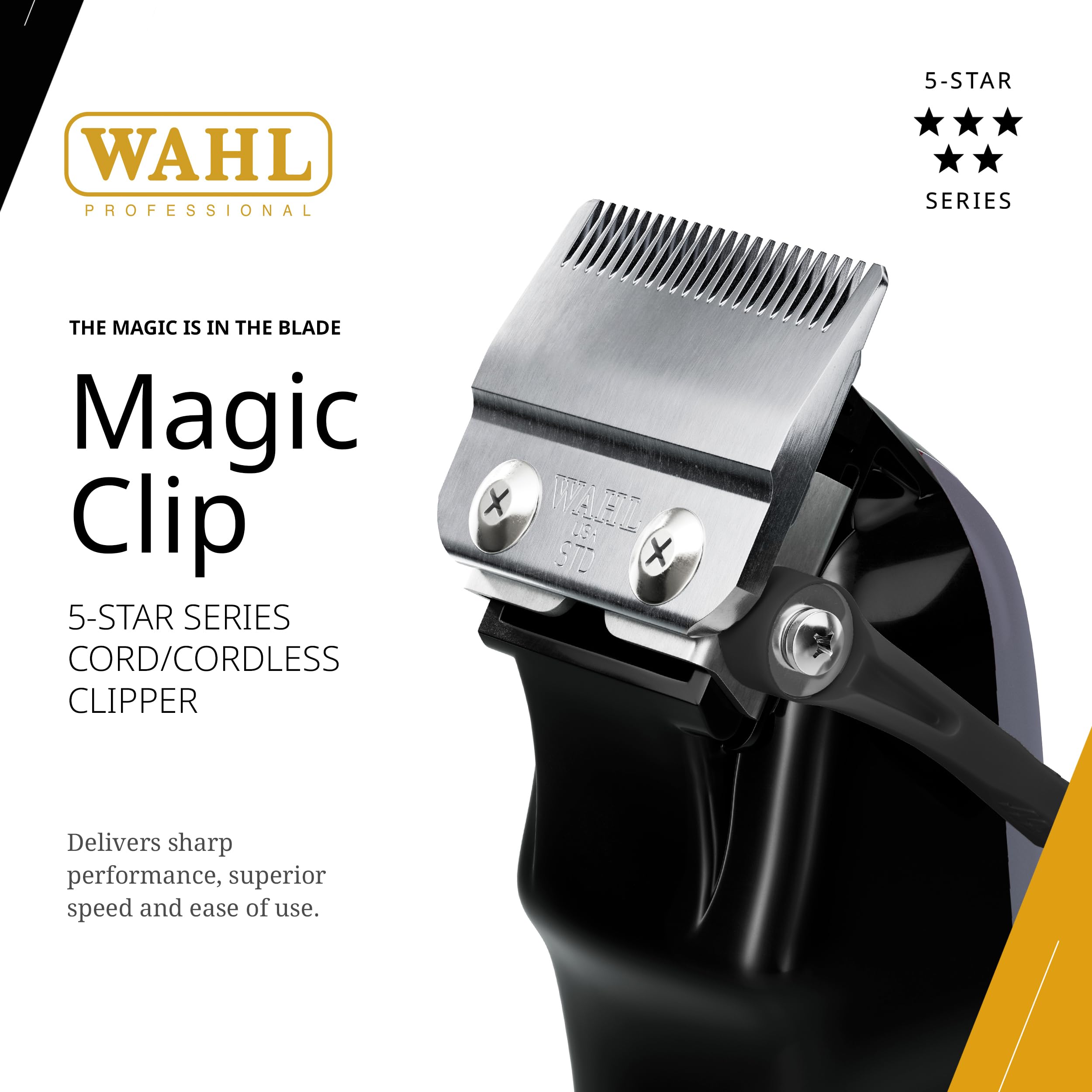 Wahl Professional 5 Star Series Magic Clip Cordless Hair Clipper