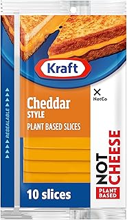 Kraft NotCo Cheddar Style Not Cheese Plant Based Slices, 10 ct Pack