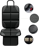 Protecteur de siège auto MHO+Tous 2 Pack Auto pour les sièges de voiture bébé enfant - grand CarSeat Tapis de saveurs assis avec imperméable 600D Tissu & 2 Poches de stockage, essai de choc approuvé