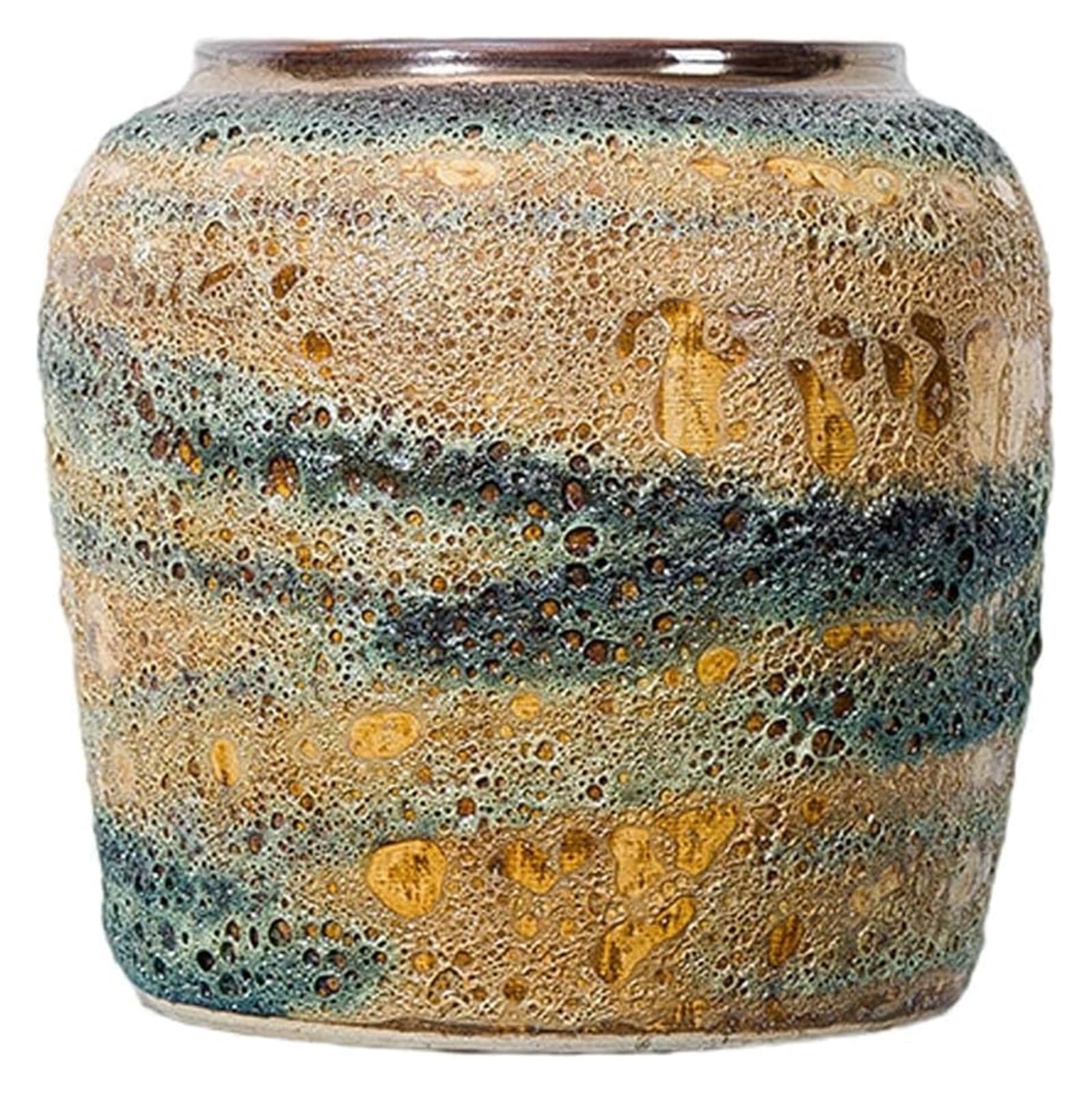 Vase Desktop Simple Ceramic Stoneware Handicraft Ornaments(W22 X H21cm)