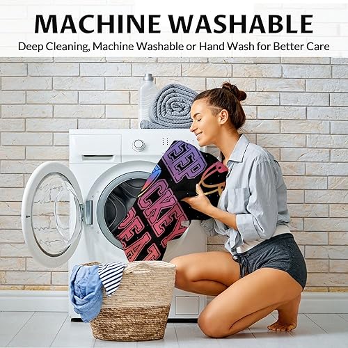 Miniatura 5 de Manta de hockey personalizada con nombre, manta deportiva de 30 x 40 pulgadas para niños y niñas, manta de felpa suave azul para sofá, oficina