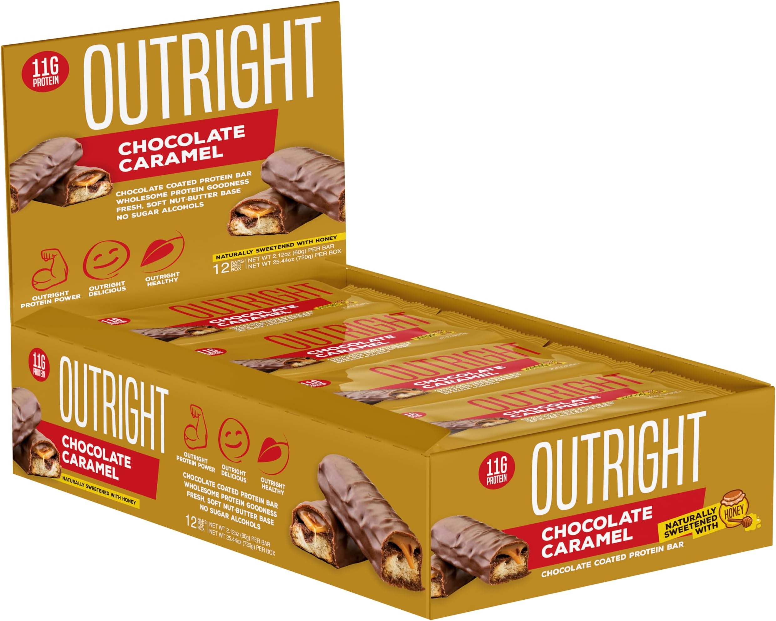Outright Bar | Chocolate Caramel - 12 Pack