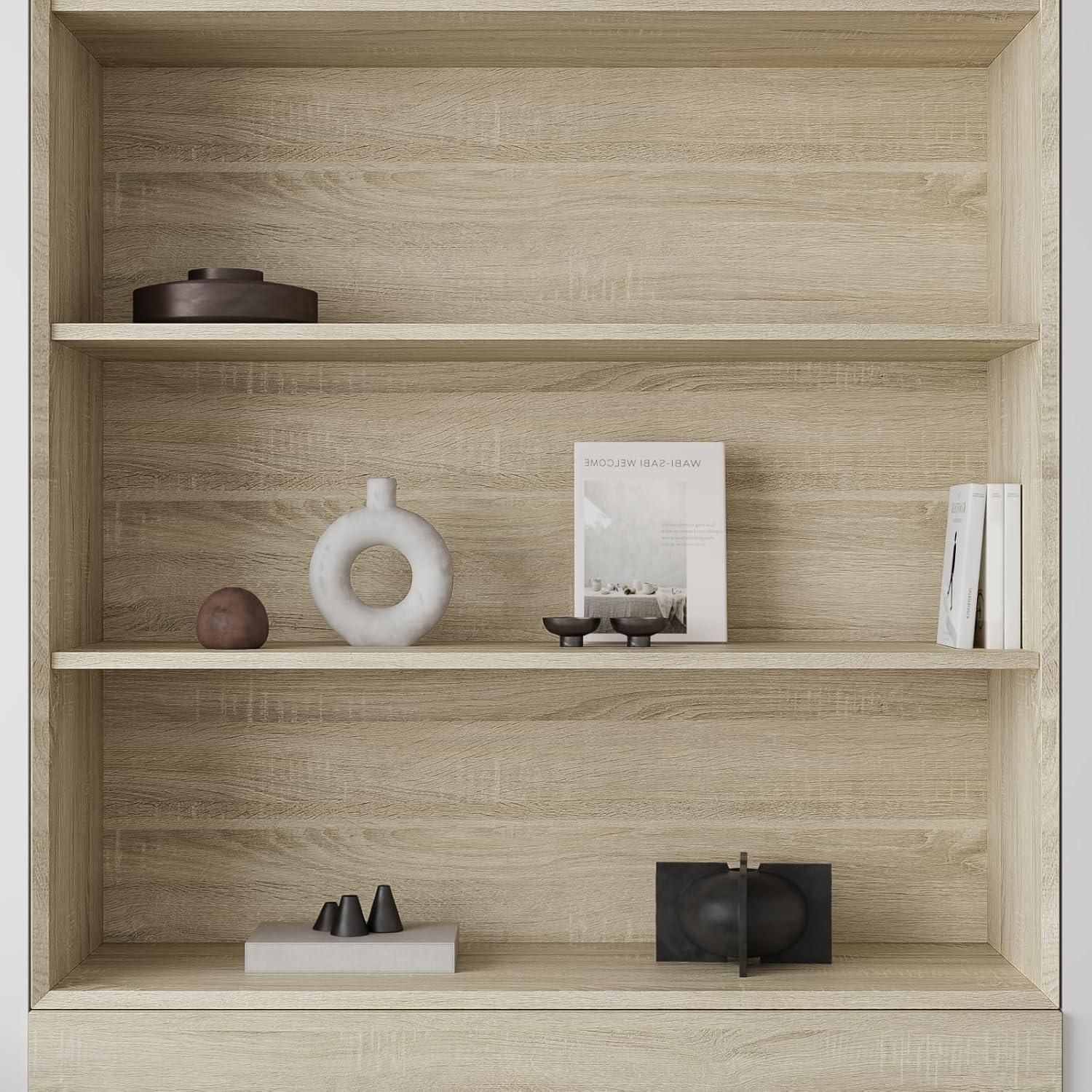 VaryPaper Beige Oak Wood Contact Paper Peel and Stick Wood Wallpaper for Walls Removable Self Adhesive Wood Laminate Sheets Waterproof Wood Grain Vinyl Wrap for Countertops Cabinets Desk 15.7" x 78.7"