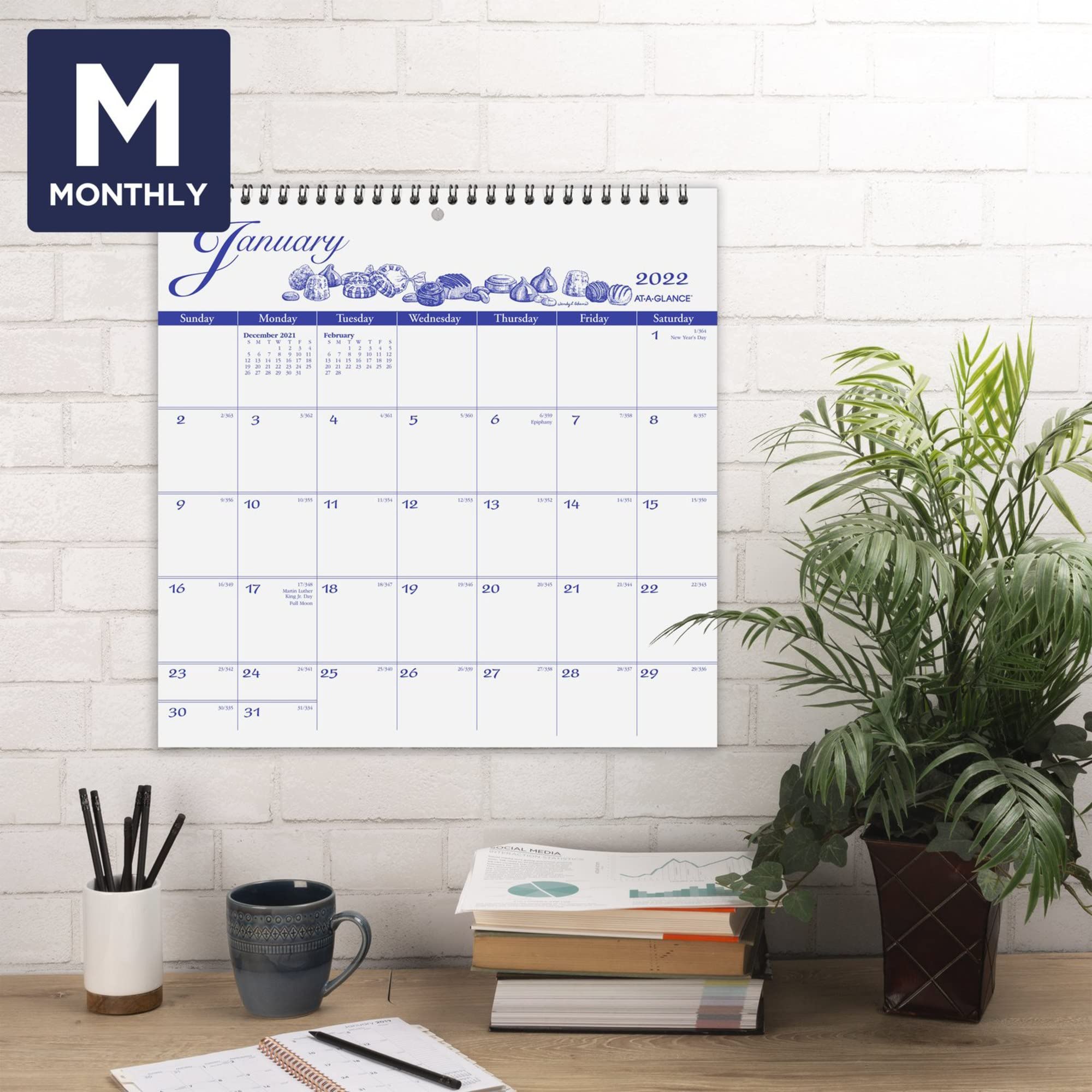 AT-A-GLANCE 12-Month Illustrator’s Edition Wall Calendar 12 X 12 2021 G100017 03be1884 B1f6 435c Af2e 27279e1b2821.be4681ab852078f8f092fb0cd245723e - View #9