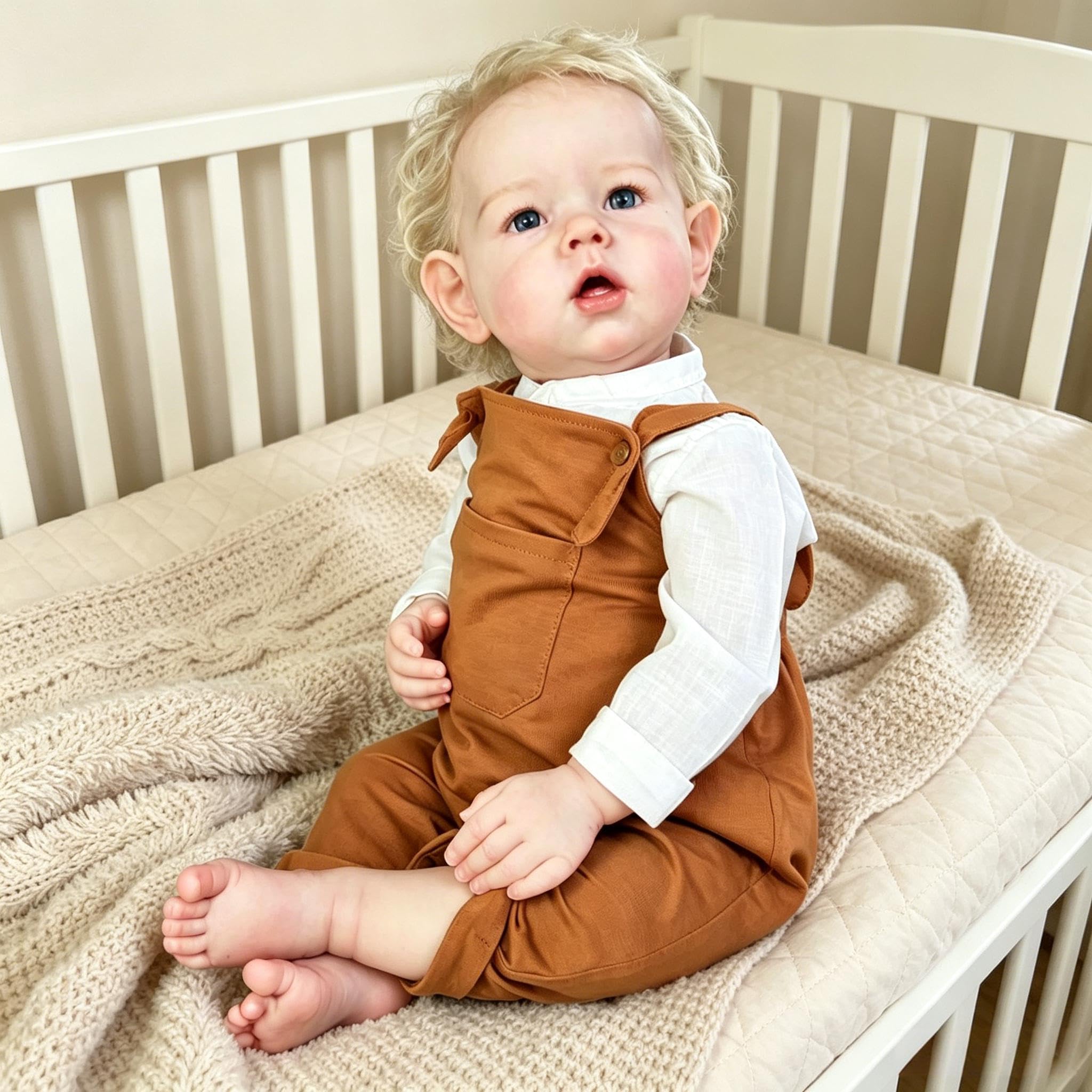 RXDOLL Bambole realistiche di grandi dimensioni da 71 cm realistiche per bambini da 71 cm, in morbido tessuto in vinile, giocattolo per bambini che sembrano veri giocattoli per bambini