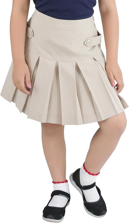 ToBeInStyle ユニフォームスカート 女の子用 US サイズ: 4 カラー: ベージュ