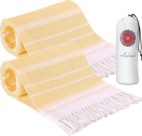 Vista 57 de 4 paquetes de toallas de playa turcas, esenciales para las vacaciones, juego de toallas de baño, piscina, natación, extragrandes, XL, grandes