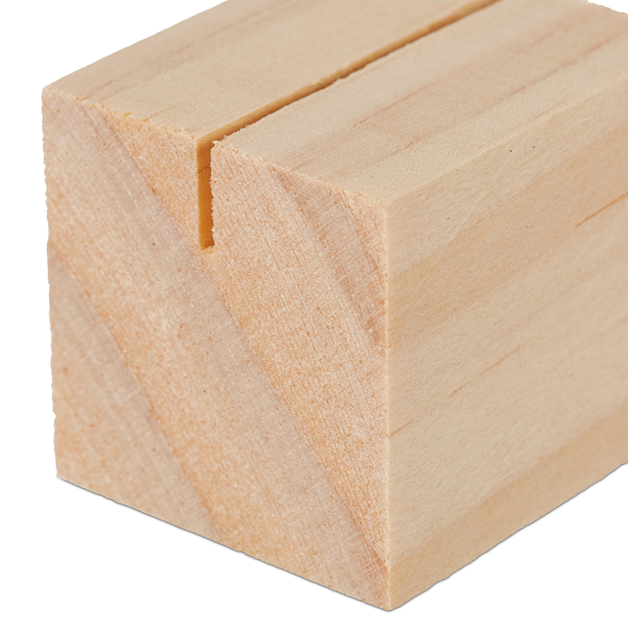 Relaxdays Supporti Segnaposto Legno, Set da 48, Portafoto, Portamenù da Tavolo, per Matrimonio e Battesimo, Naturale
