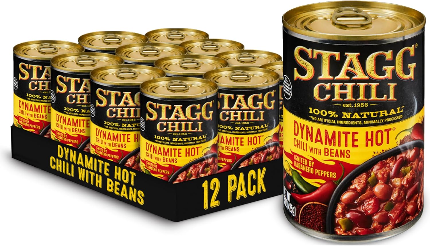 Stagg Dynite Chili with Beans, 15 Ounce ()