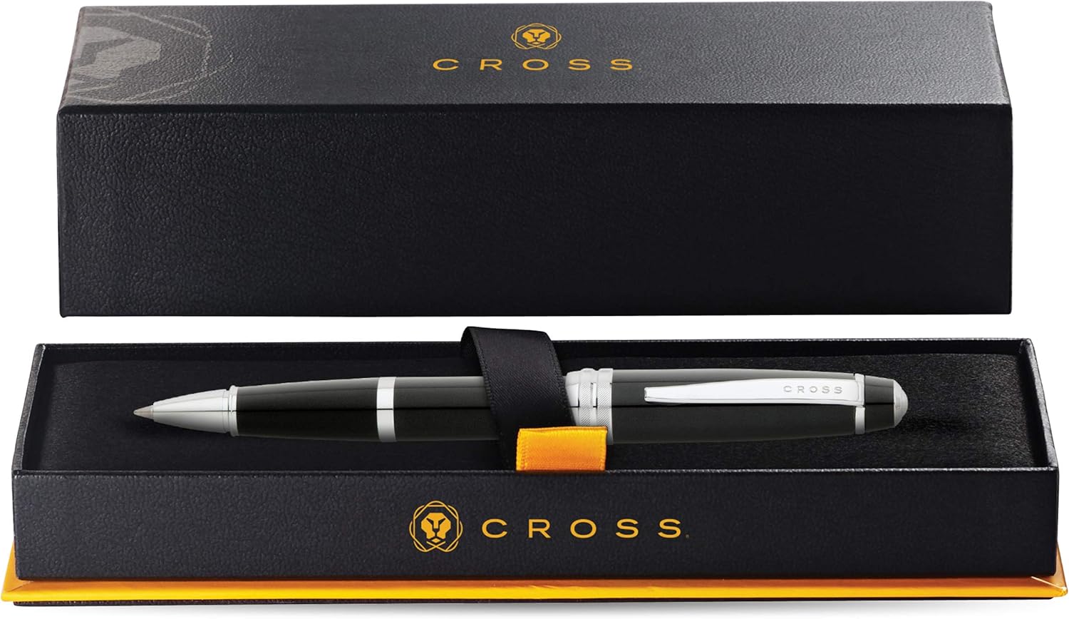 A. T. Cross Company Executive Styled Rollerball Pen, Bailey Black (CROAT0455S7)