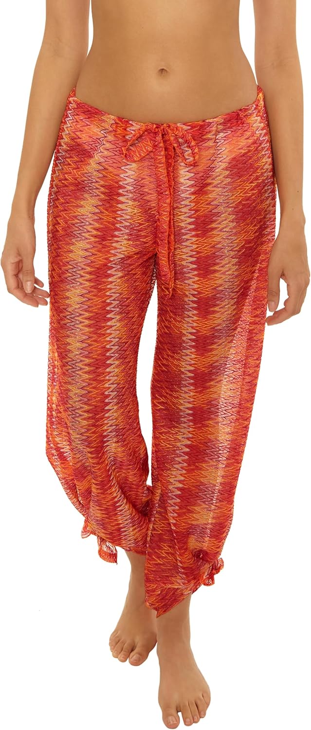 BECCA womens Cancun Pants, Casual, Split Leg, Beach Cover Ups for Women - Image 4
