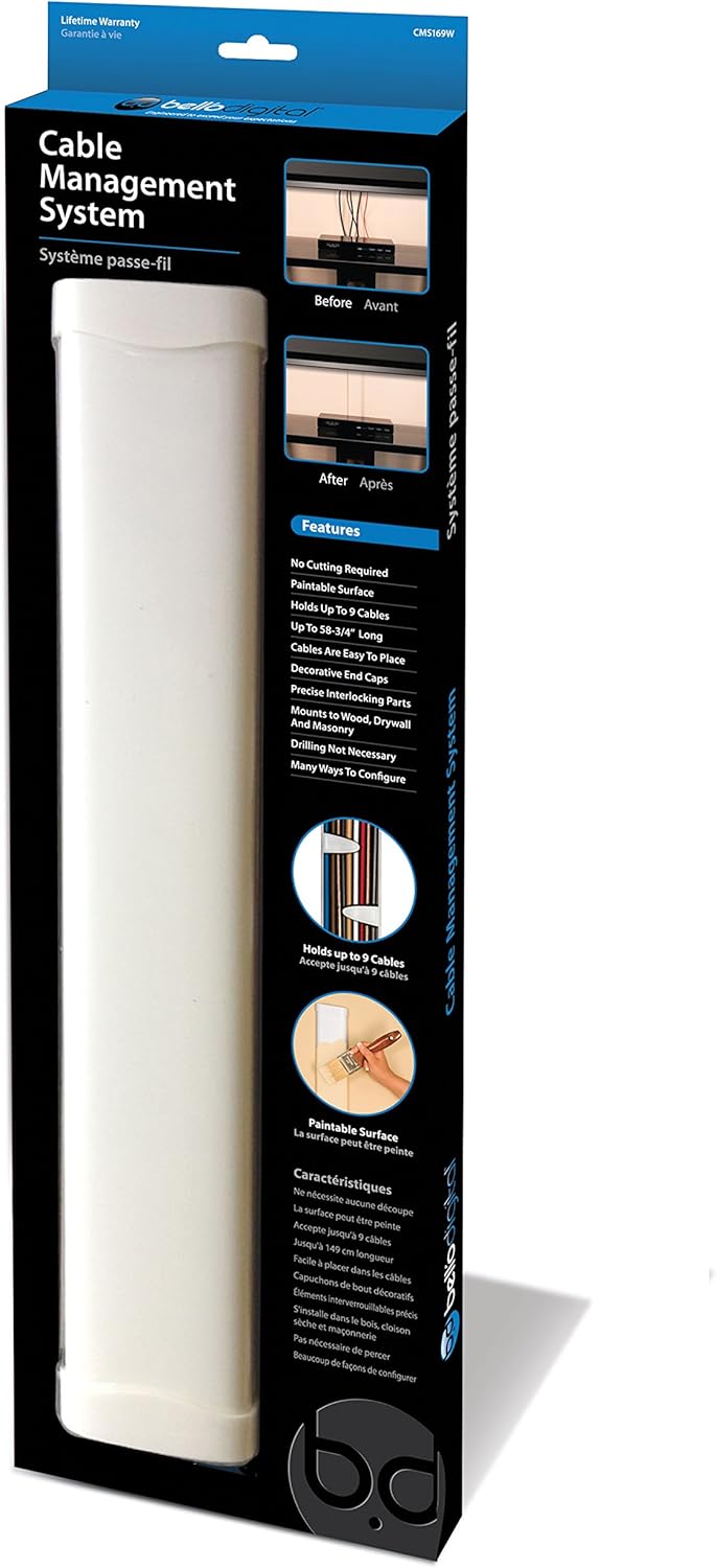 Product Deal Bello CMS169W Cable Management System Featured Product Bello CMS169W Cable Management System