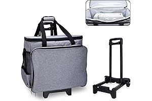 Spacious Rolling Sewing Machine Case