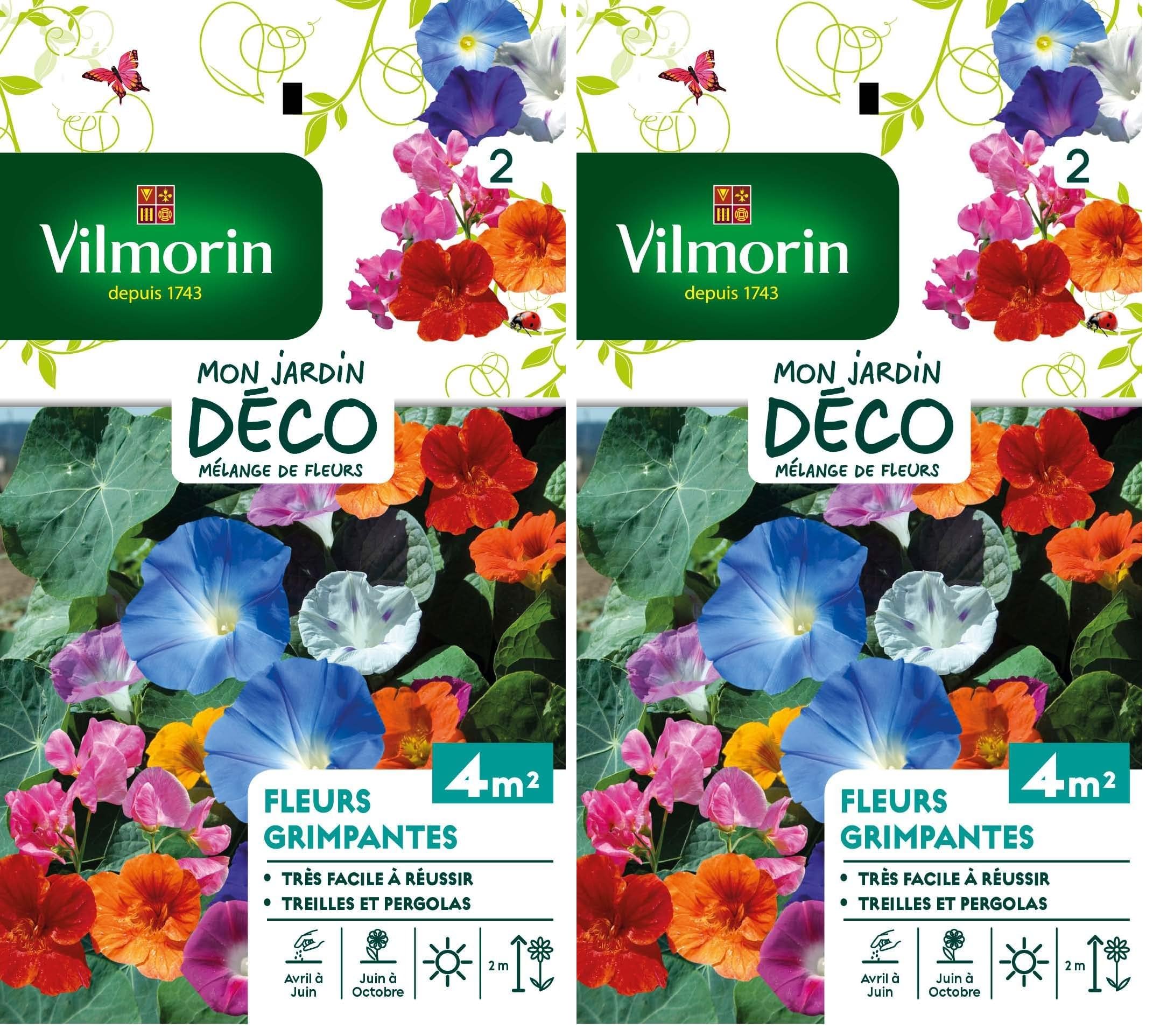 Graines Fleur Grimpante Vilmorin pour habiller votre pergola et balcon
