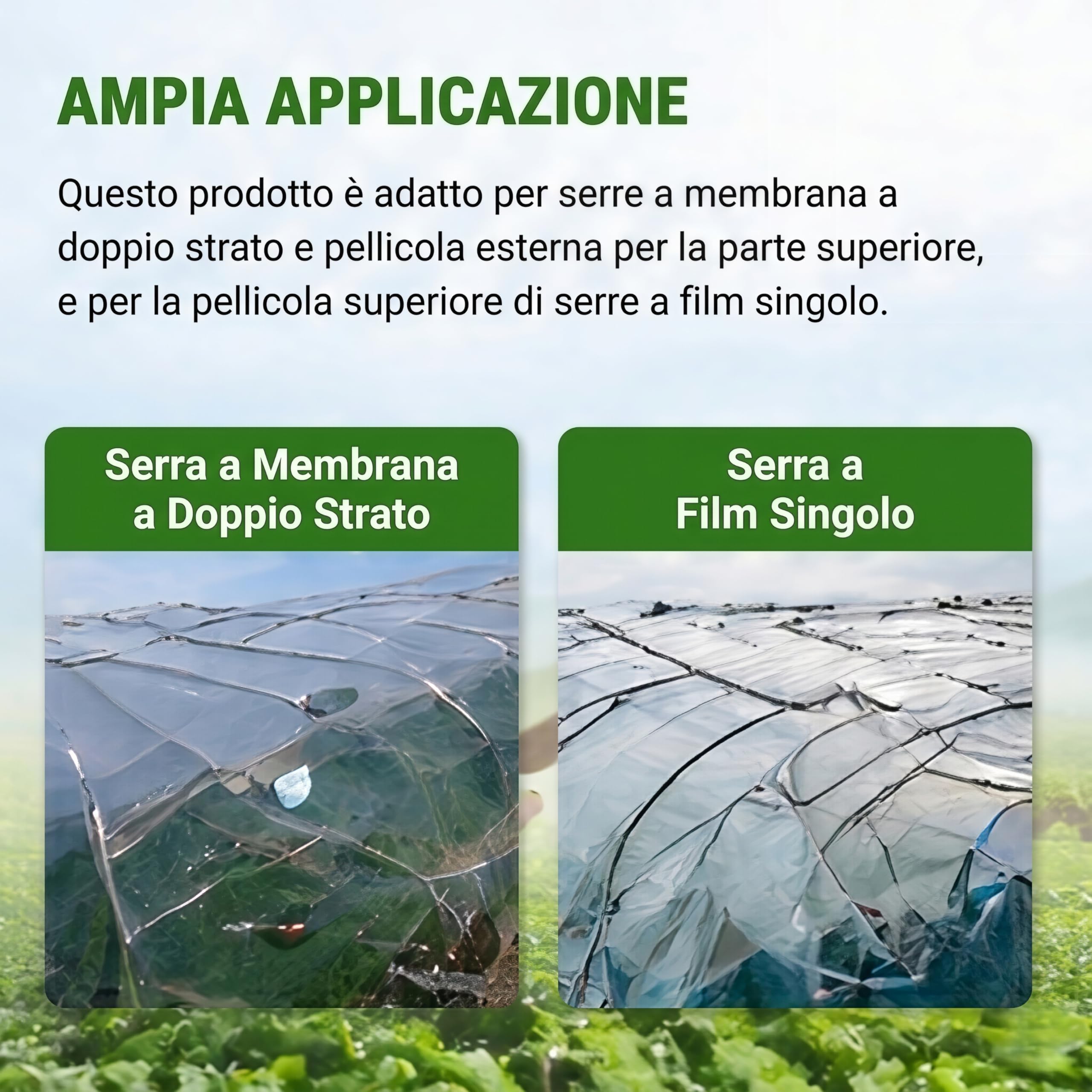Dispositivo avvolgitore Manuale per Film per Macchina avvolgitrice per Film Lato Superiore della Serra per alloggiamento in Alluminio pressofuso Catena con Rapporto di