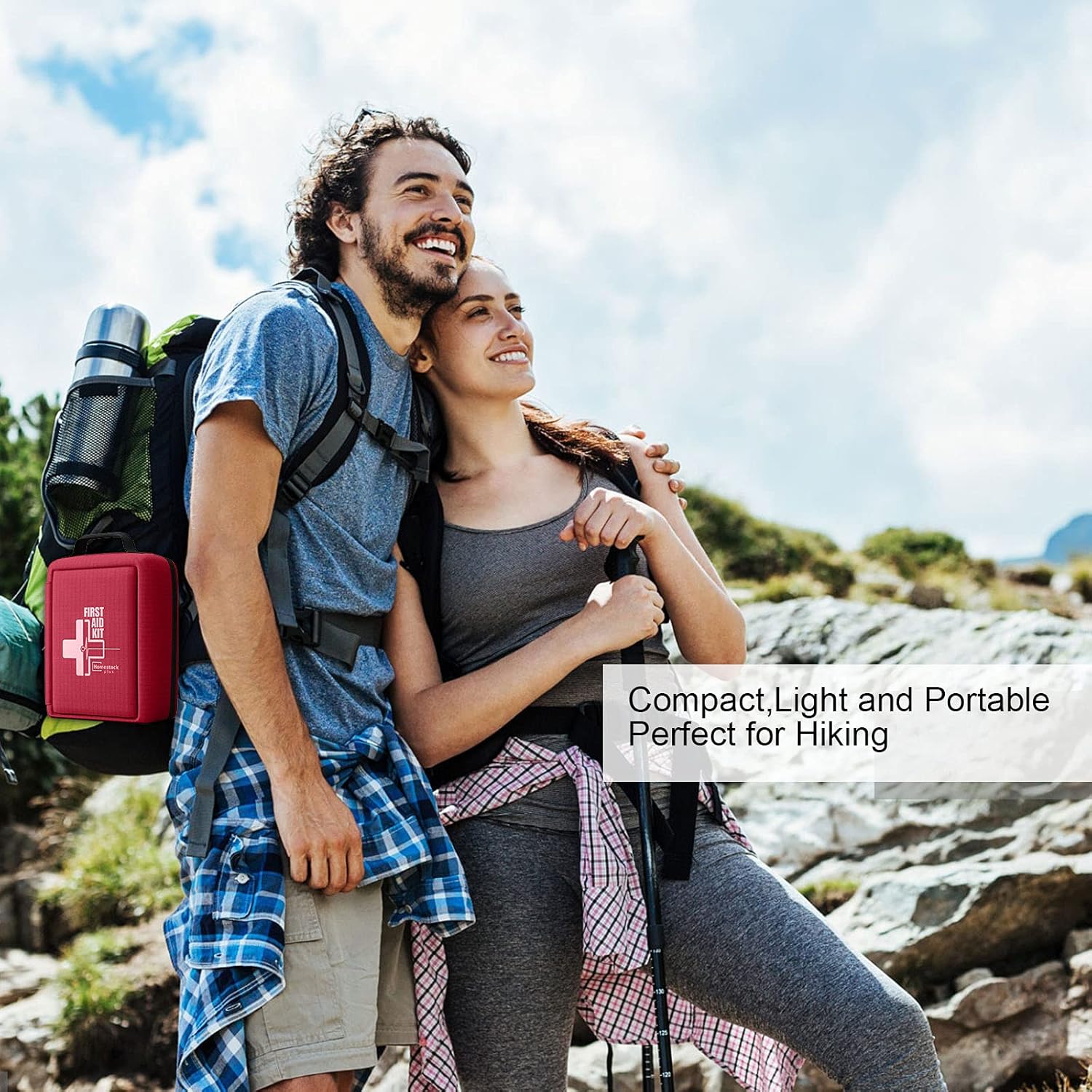 【2021 New】Professional First Aid Kit, Trauma Kit with Labelled Compartments Molle System for Car, Hiking, Backpacking, Camping, Traveling, and Cycling: Health & Personal Care