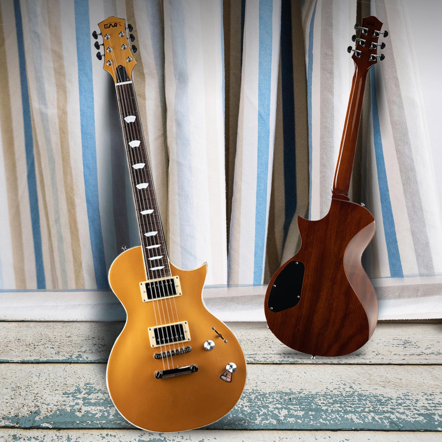 Amazon.com: EART EGLP-620 6 String Solid Full-Size Electric