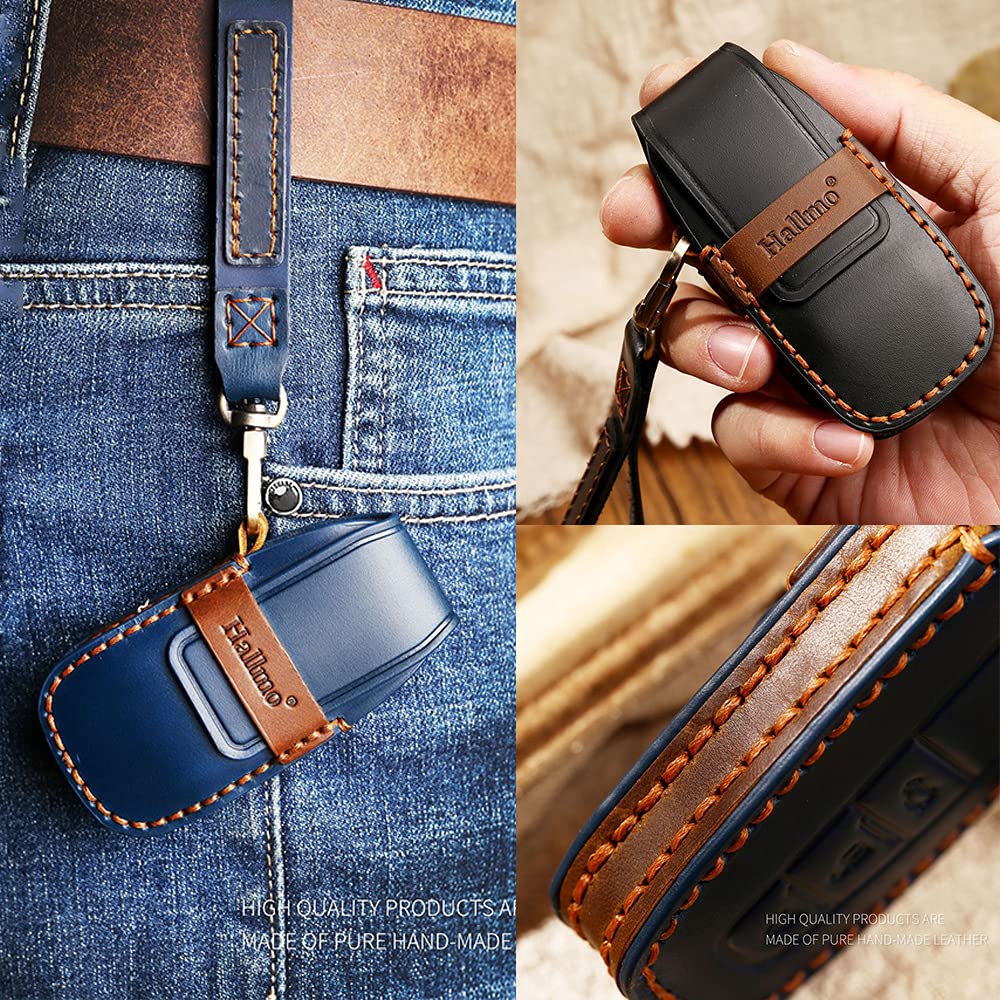 HIBEYO Car Key Case Fits Mercedes Benz A B C E G S Class GLA GLC GLE