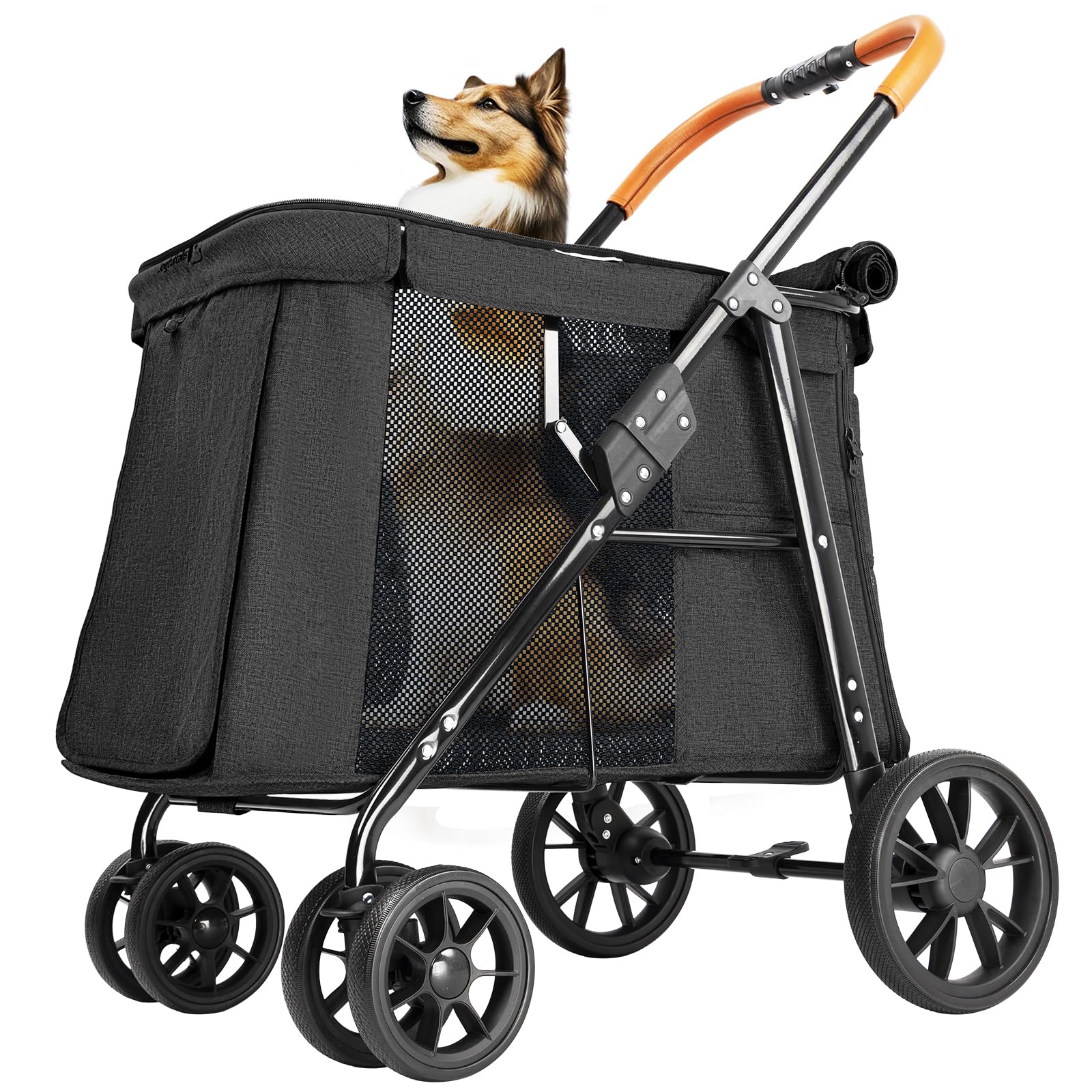 ペットカート 中型犬 大型犬 バギー ドッグカート 多頭用 2匹 Amazon.co.jp: Joyfultails ペットカート 大型犬 中型犬 多頭用 ドッグ