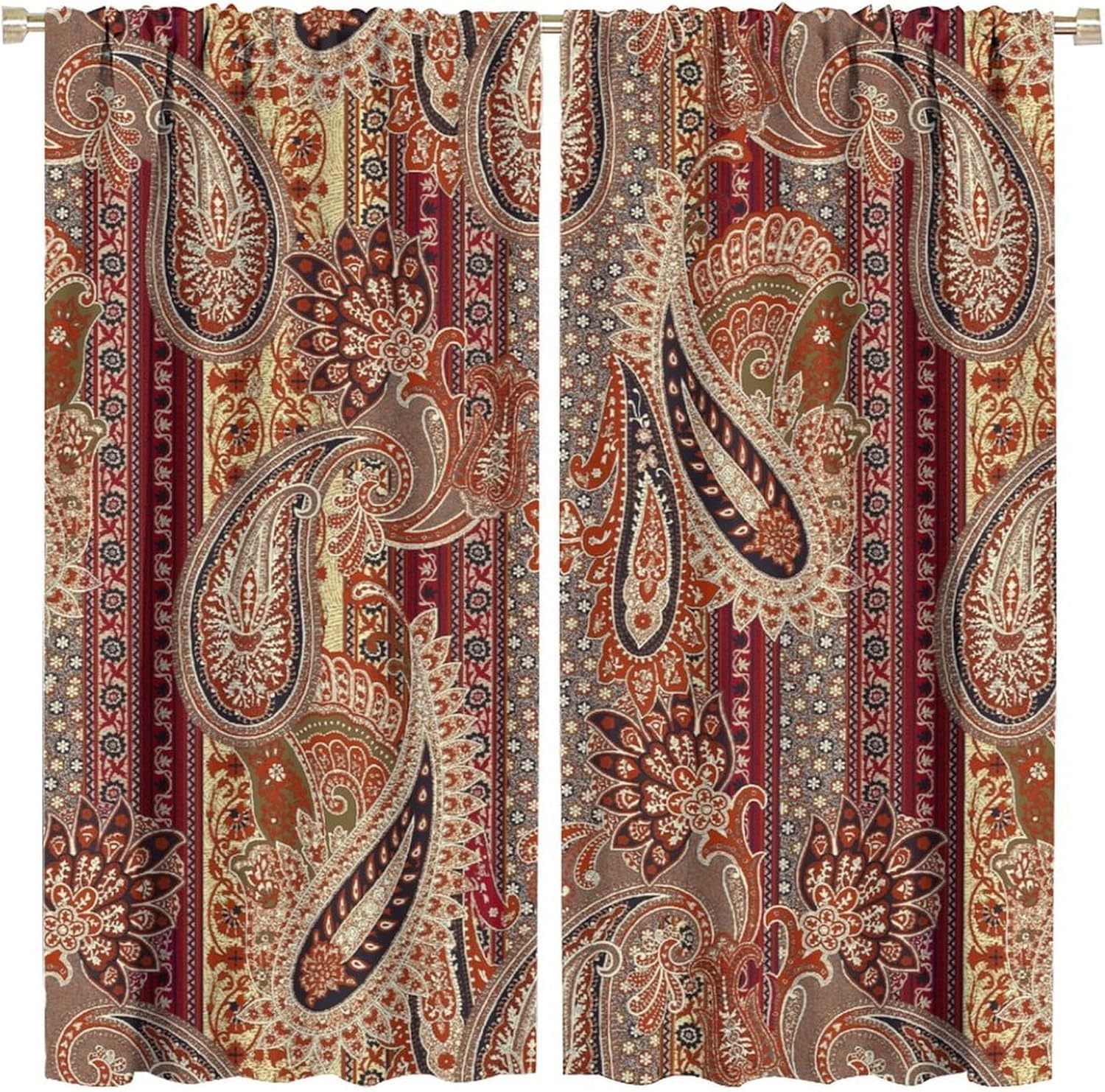Rideaux occultants chambre pour stopper la lumière et le bruit avec des fleurs rétro