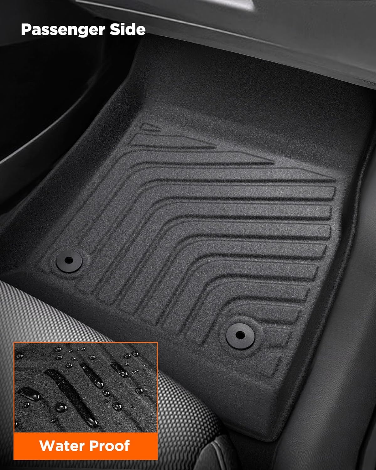 DrCarNow® Floor Mats & Cargo Liner for Chevy Cruze 2011-2015 & Limited 2016, Custom Fit for Chevrolet Cruze Accessories 2011 2012 2013 2014 2015, All Weather Rubber Liners, Waterproof Trunk Mat, 4PCS