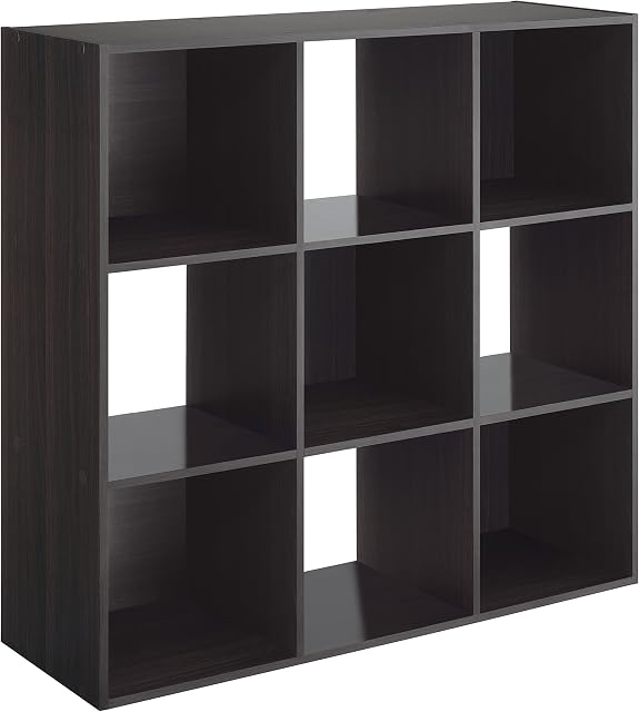 Whitmor 9 Cube Organizer, Espresso