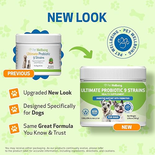 Miniatura 2 de Pet Wellbeing - Ultimate Probiotic 9 cepas para gatos y perros - Apoyo natural para la digestión y la salud del tracto urinario, 5.64 oz.