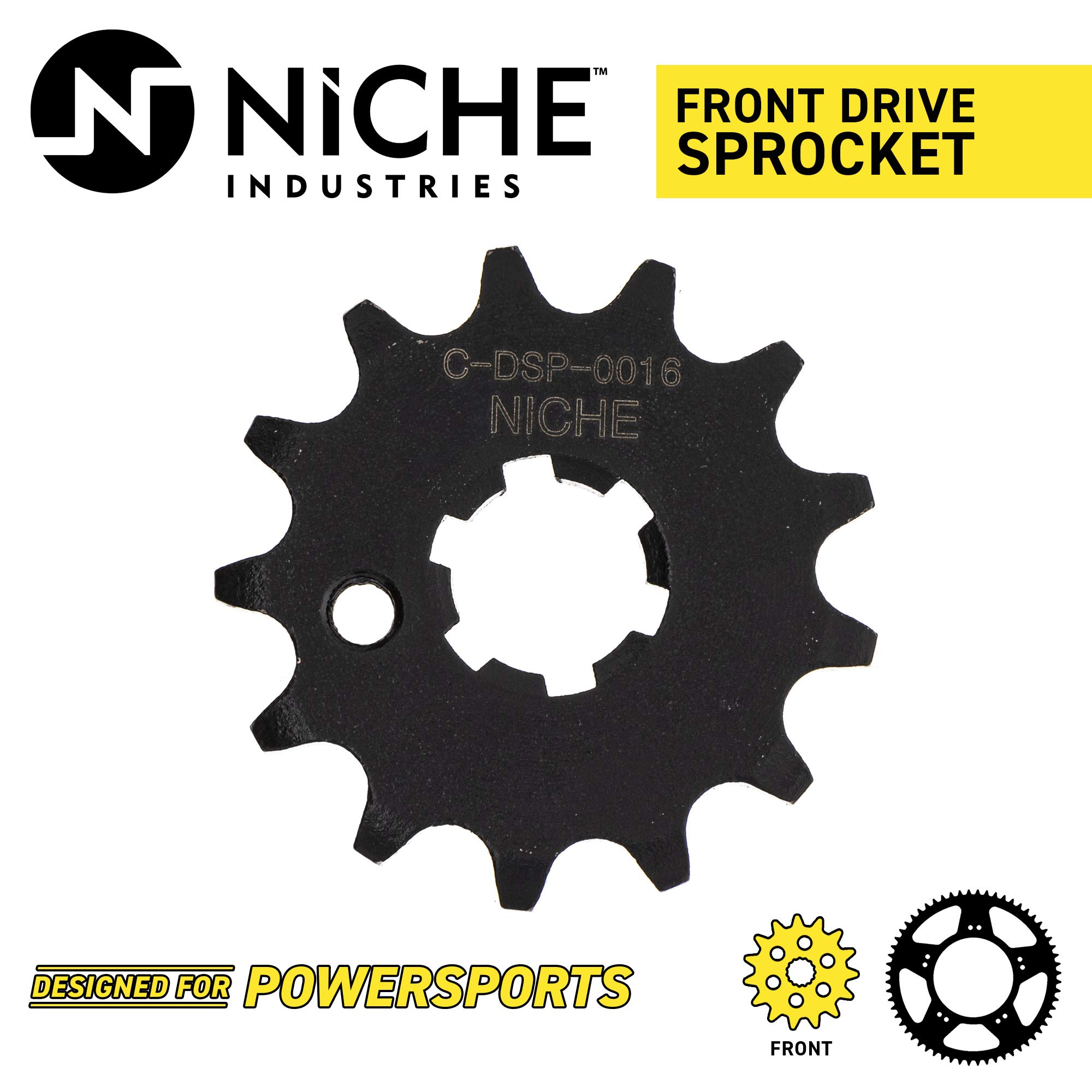 Amazon.com: NICHE 420 Pitch 13 Tooth Front Drive Sprocket for 1985