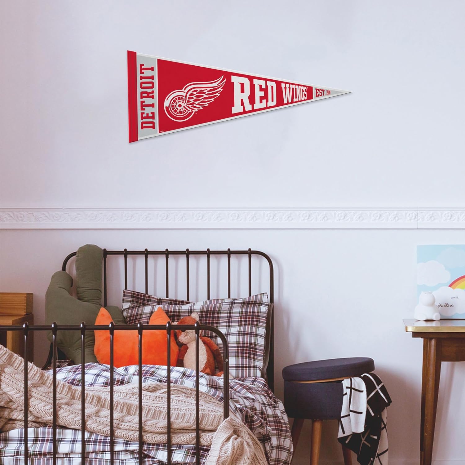 Rico Industries NHL Hockey Rally 12" x 30" Felt Wall Décor Pennant - Great for Home/Bed Room/Man Cave Décor - Image 4