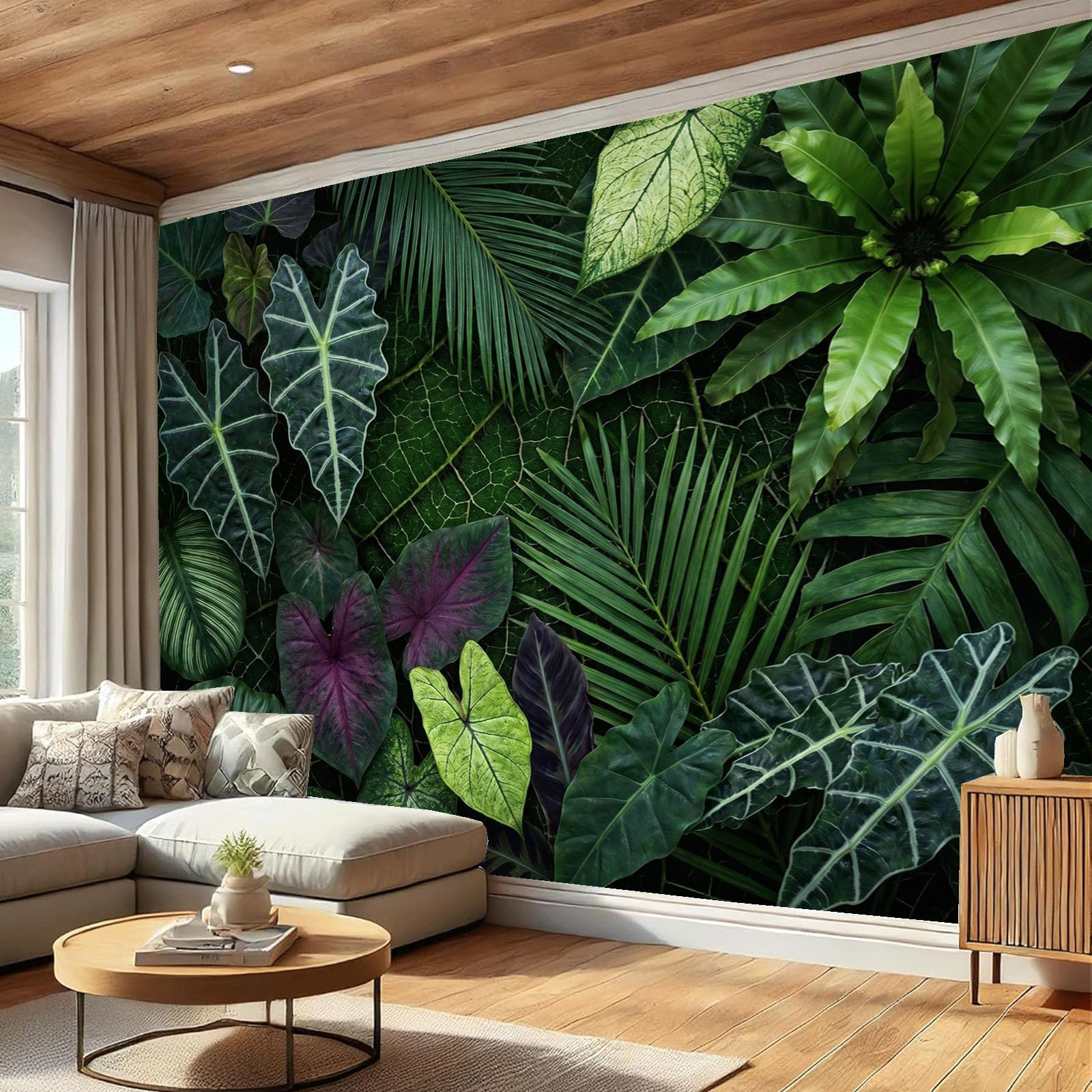 Plantes Jungle Poster Mural pour Salon et Chambre Vert 300x210
